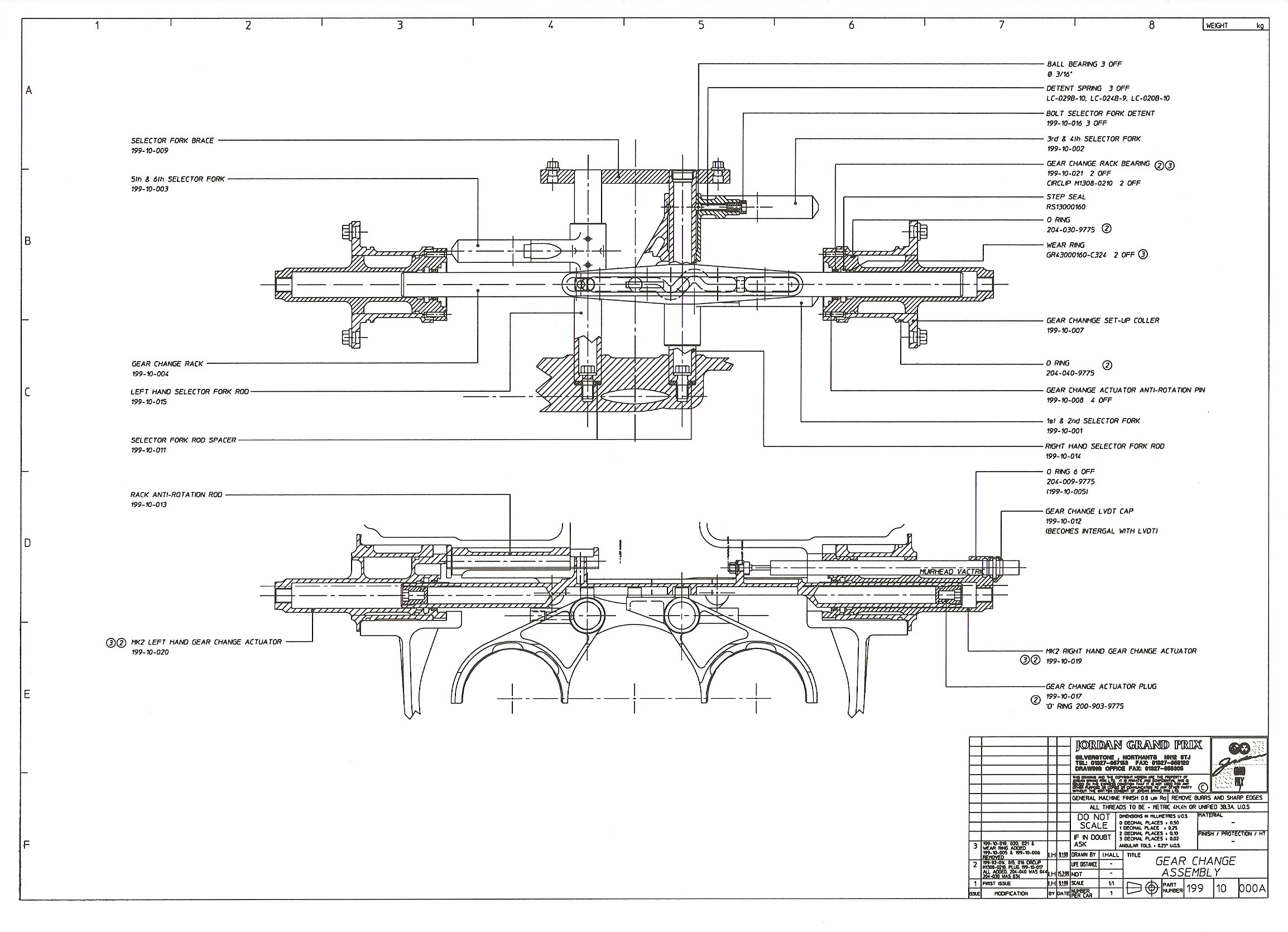 Gear Change Assembly 